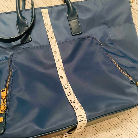 Urban Expressions NWOT Weekender Gym/Overnight Teal Blue Tote Bag - Picture 12 of 14